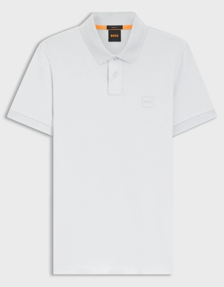 BOSS Slim Fit Passenger Polo Shirt Light Pastel Grey