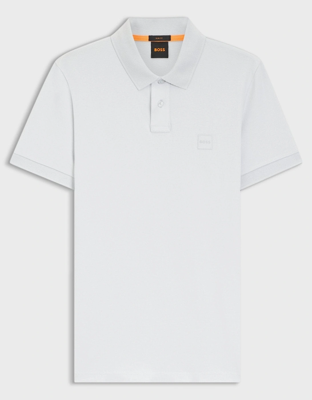 BOSS Slim Fit Passenger Polo Shirt Light Pastel Grey
