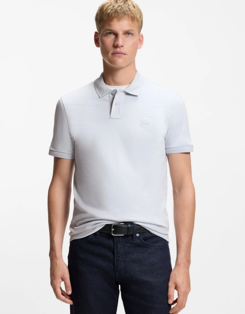 BOSS Slim Fit Passenger Polo Shirt Light Pastel Grey
