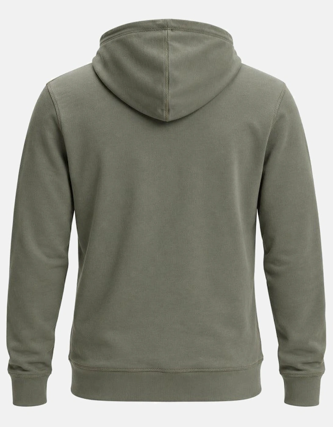 BOSS Wetalk Logo Patch Hoodie Open Grey