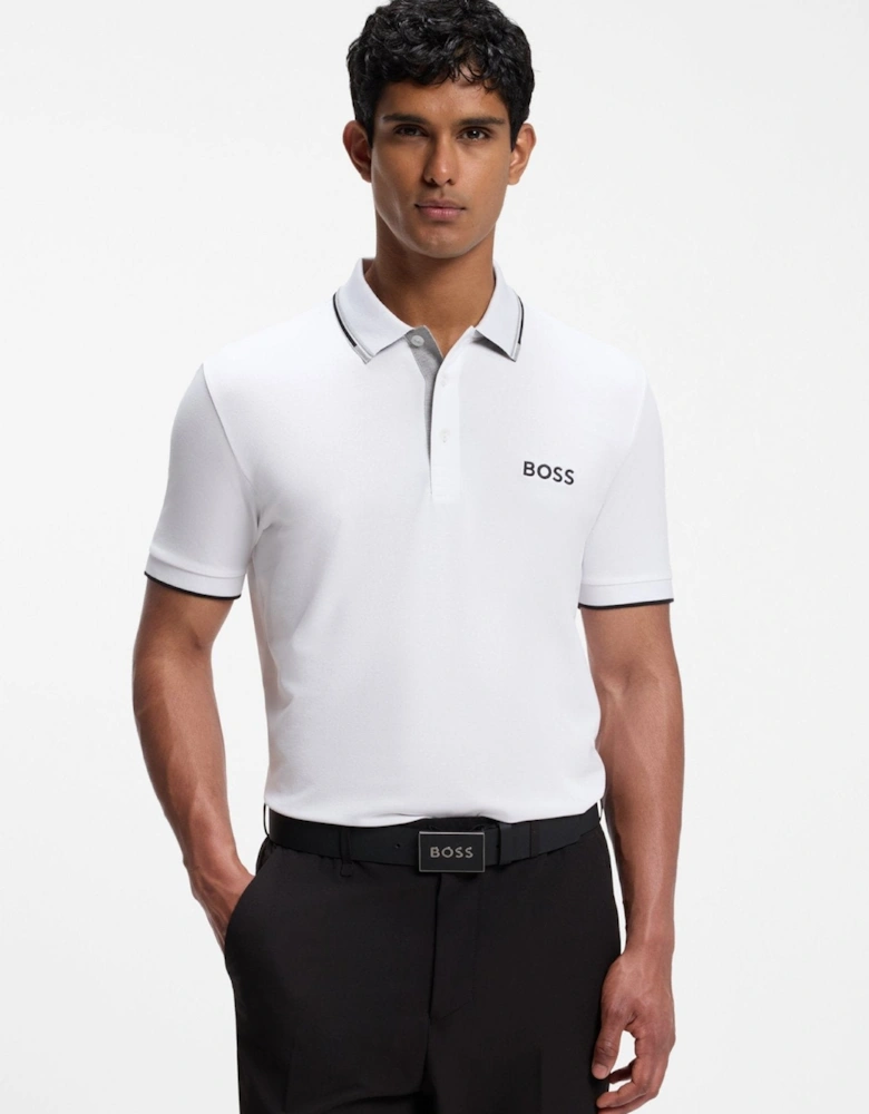 BOSS Paddy Pro Polo Shirt White