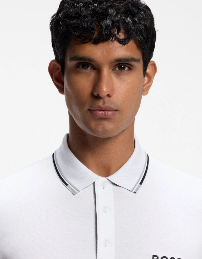 BOSS Paddy Pro Polo Shirt White