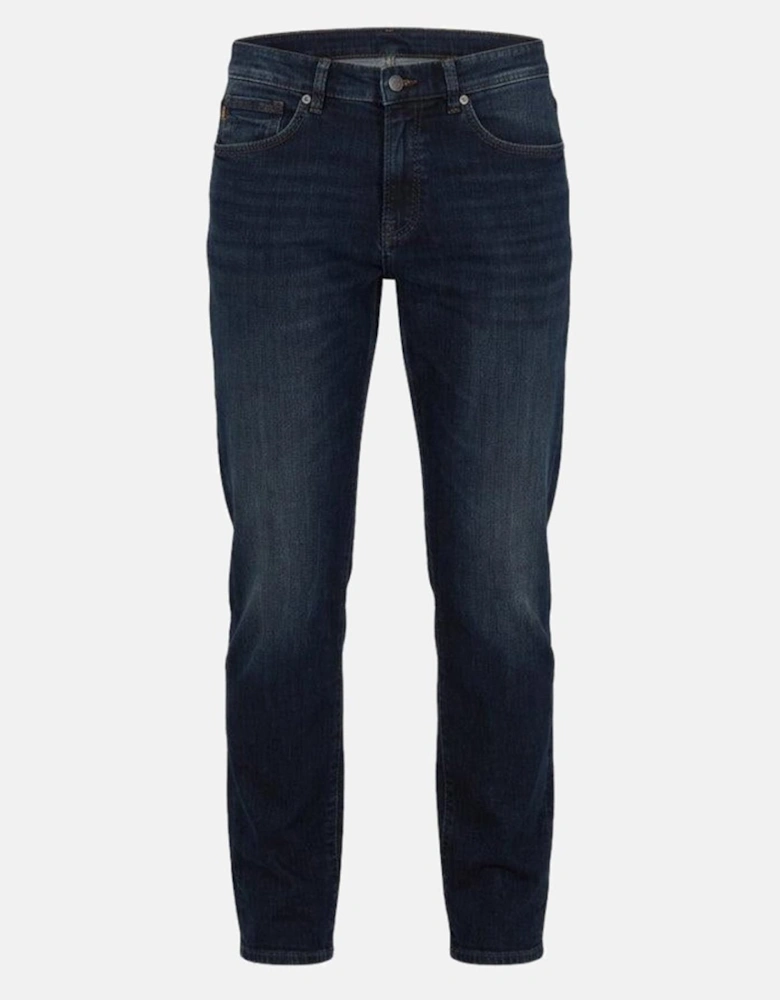 BOSS Faded Wash Jeans Dark Blue