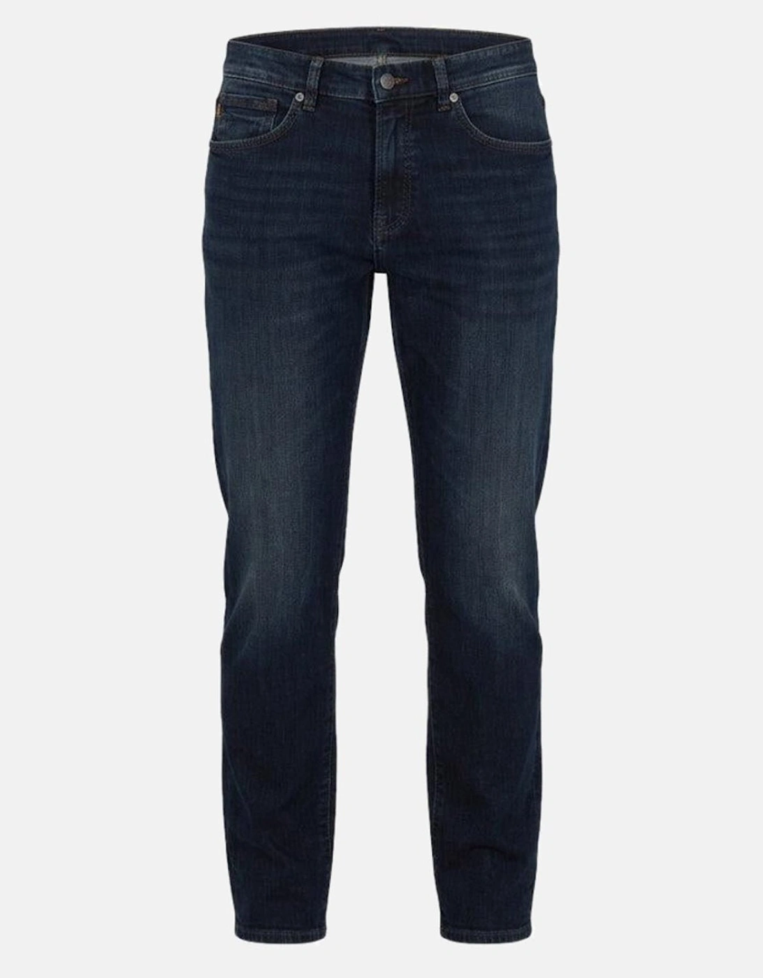 BOSS Faded Wash Jeans Dark Blue