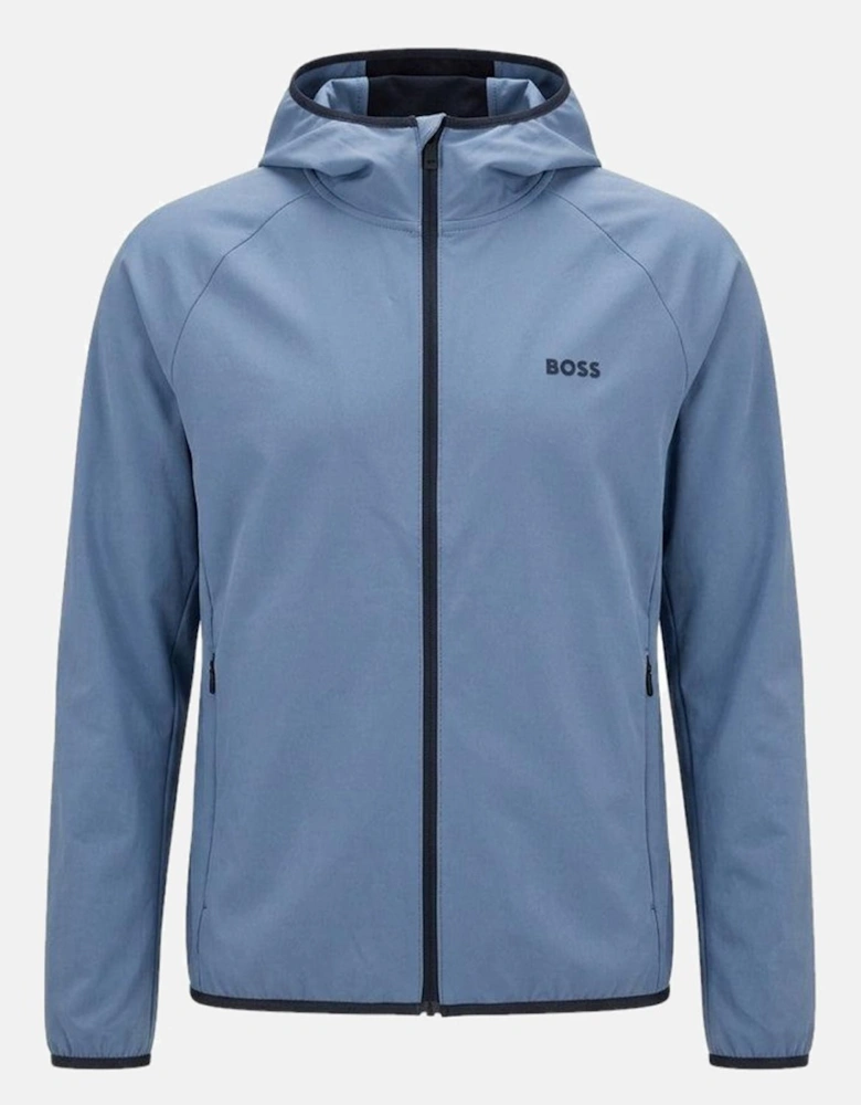 BOSS Commuter Hooded Jacket Steel Blue