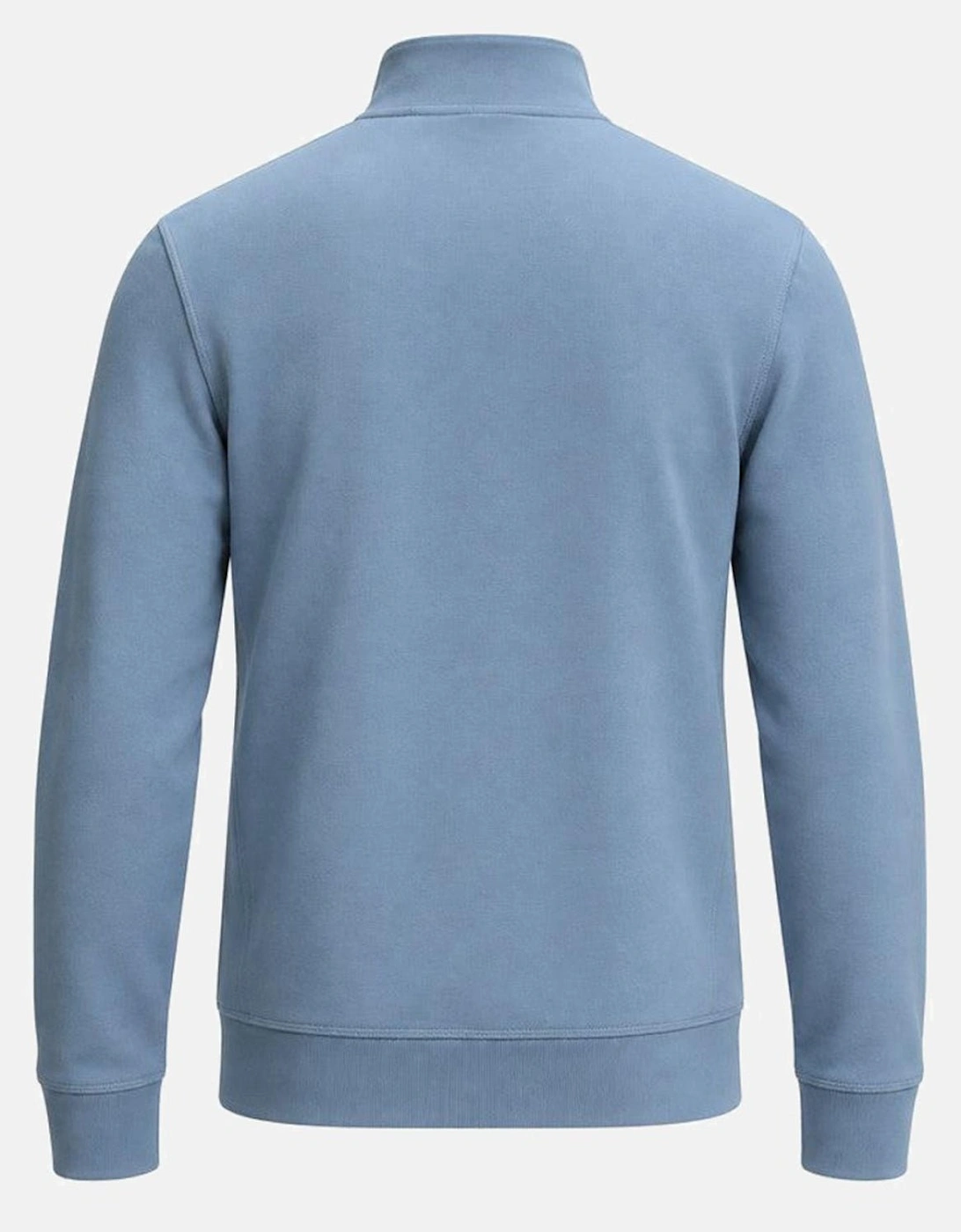 BOSS Zestart Zip Through Sweatshirt Light Pastel Blue