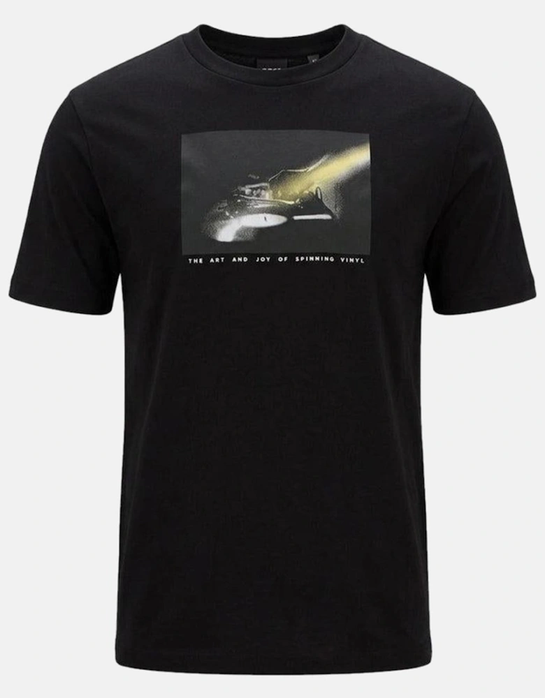 BOSS Te DJ Graphic T-Shirt Black