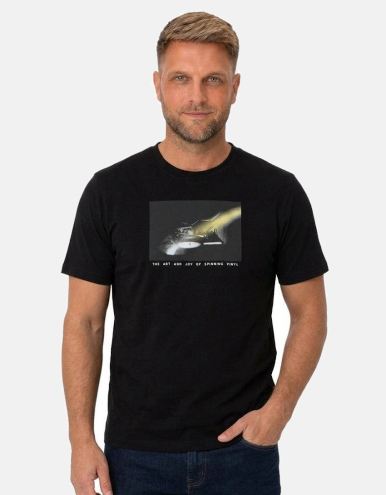 BOSS Te DJ Graphic T-Shirt Black