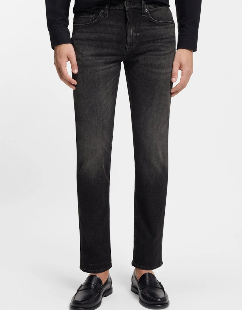 BOSS Delaware Slim Fit Stretch Jeans Black