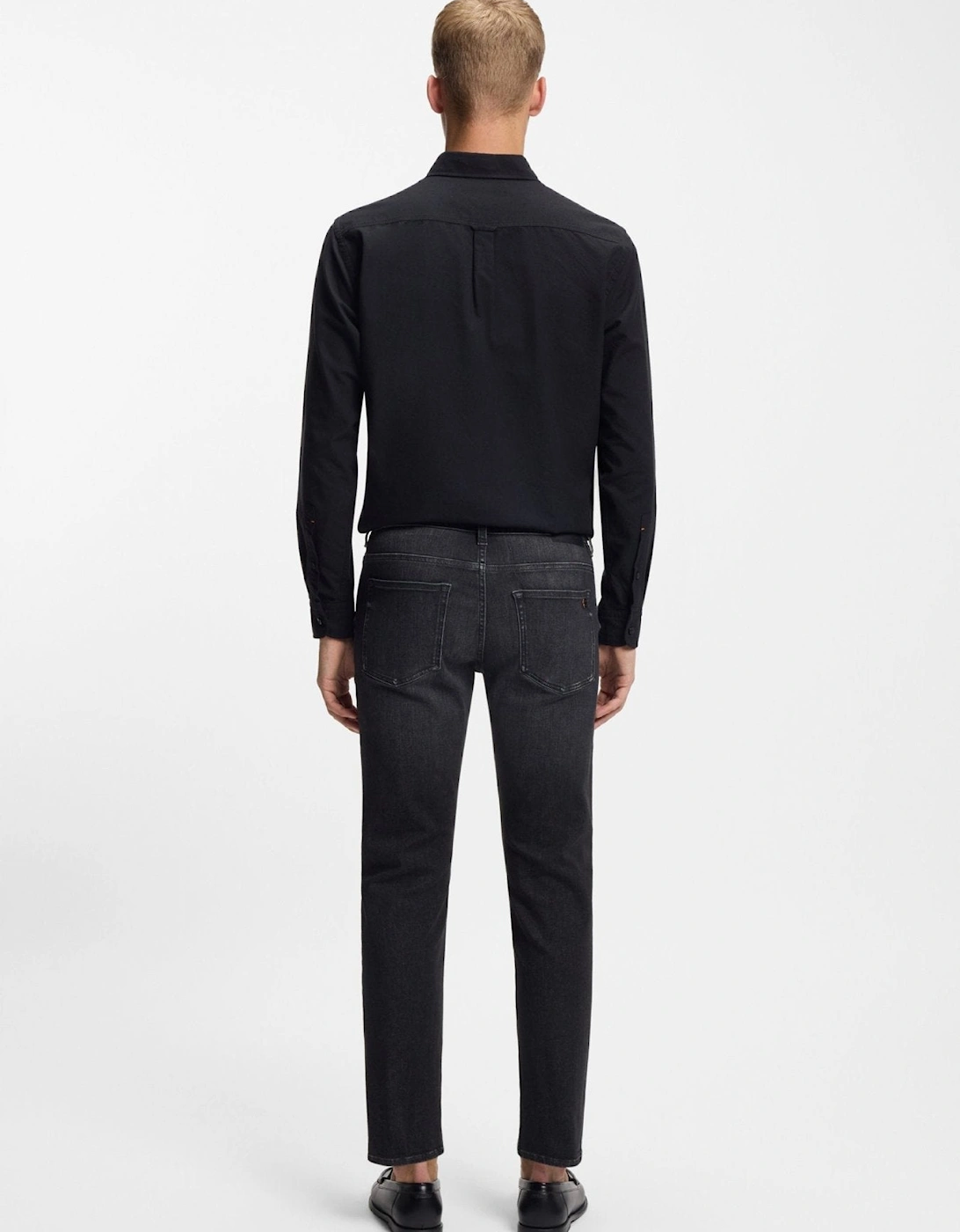 BOSS Delaware Slim Fit Stretch Jeans Black