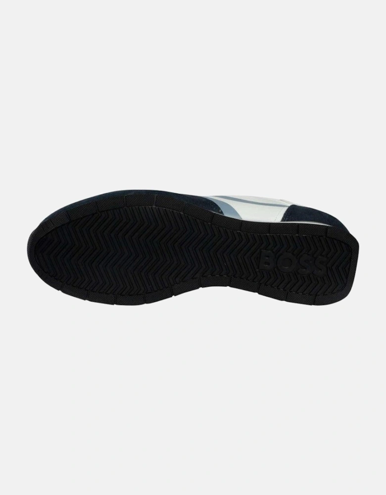 BOSS Levon Runn Trainers Open Blue