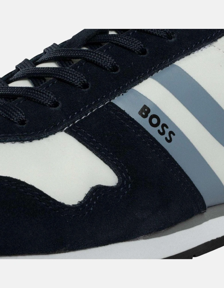 BOSS Levon Runn Trainers Open Blue