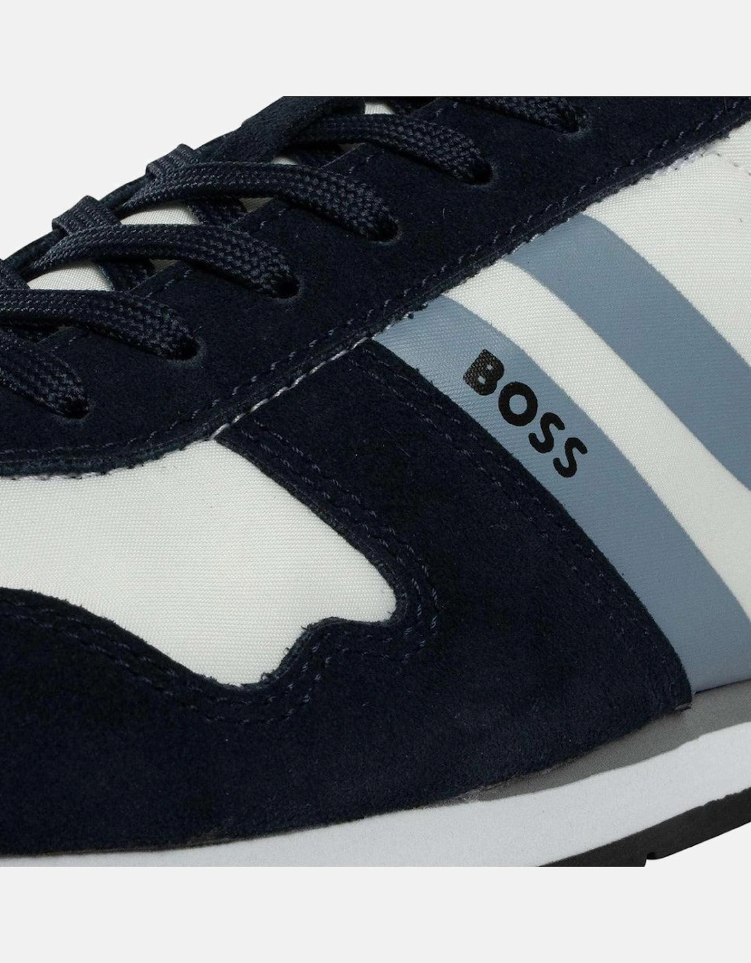 BOSS Levon Runn Trainers Open Blue