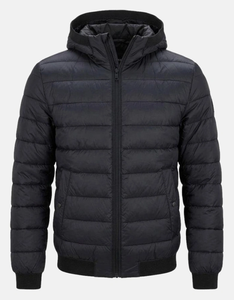 BOSS Odenis Hooded Padded Jacket Black