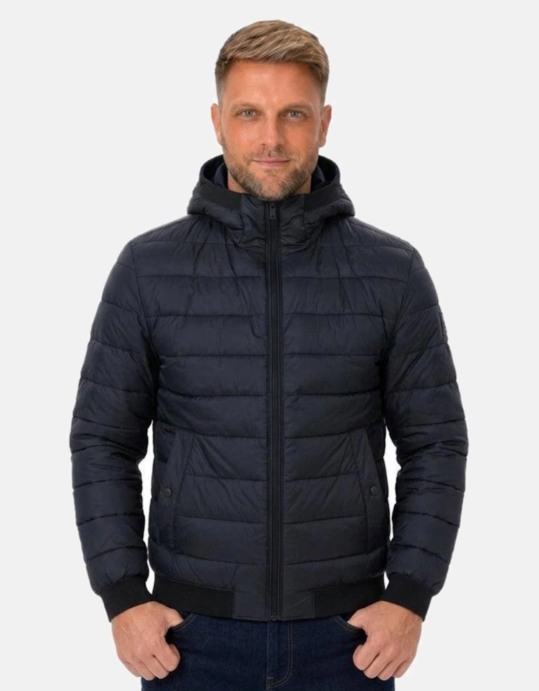 BOSS Odenis Hooded Padded Jacket Black