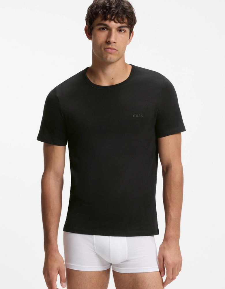 BOSS 3 Pack Classic T-Shirts White/Grey/Black