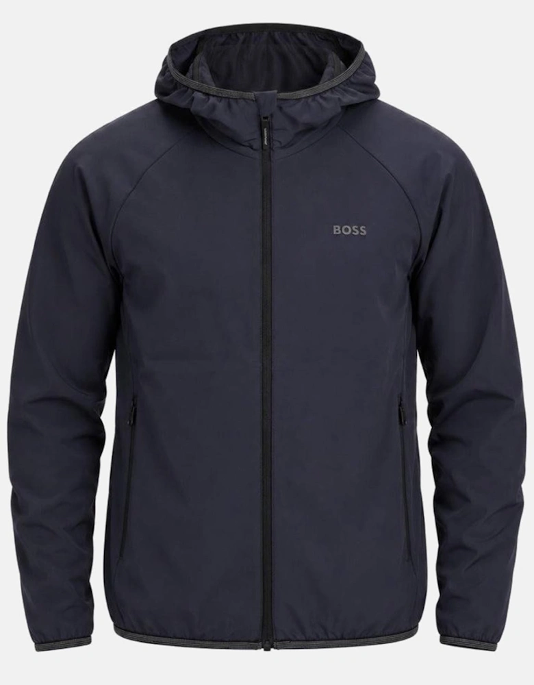 BOSS Commuter Hooded Jacket Dark Blue