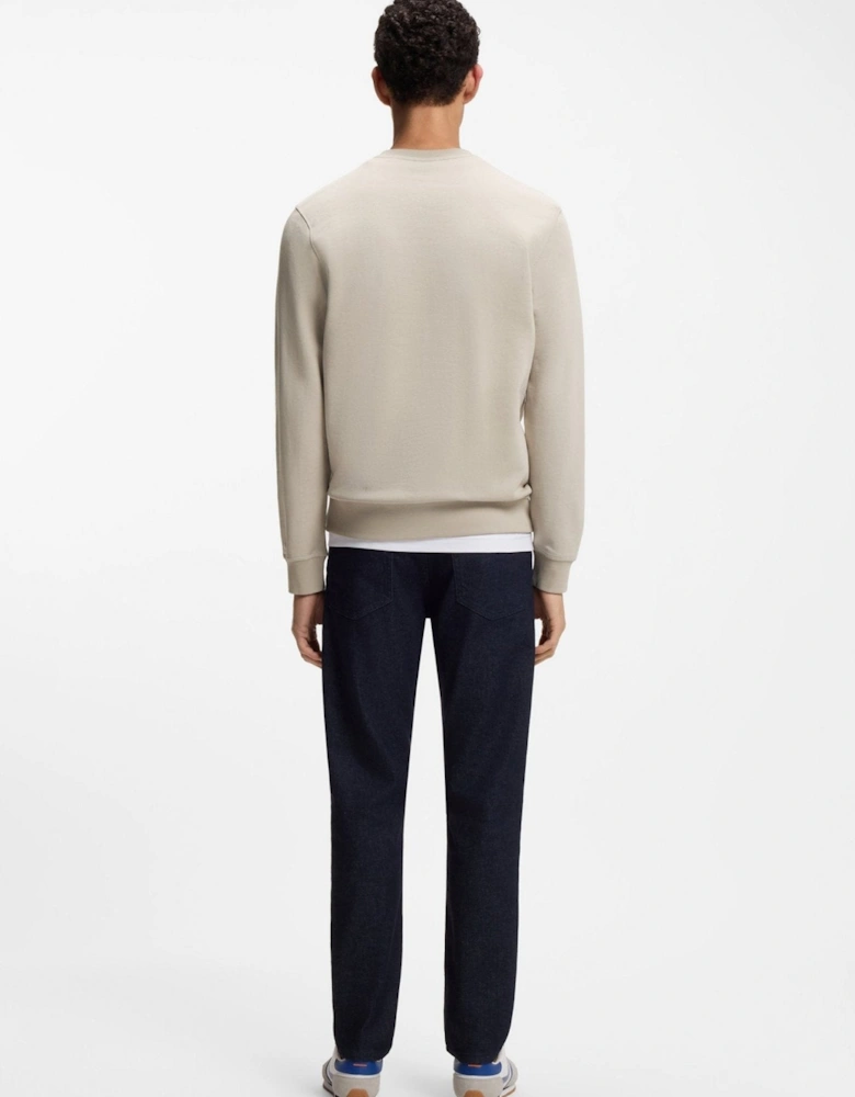 BOSS Reg Fit Westart Sweatshirt Light Grey