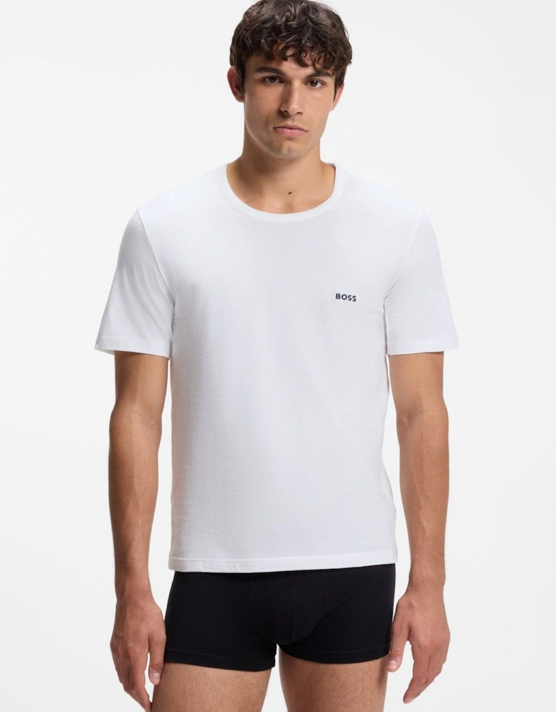 BOSS 3 Pack Classic T-Shirts White Navy Black
