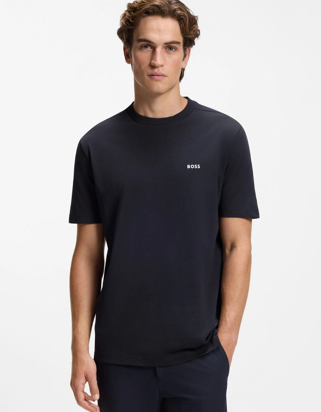 BOSS Crew Neck Tee T-Shirt Dark Blue