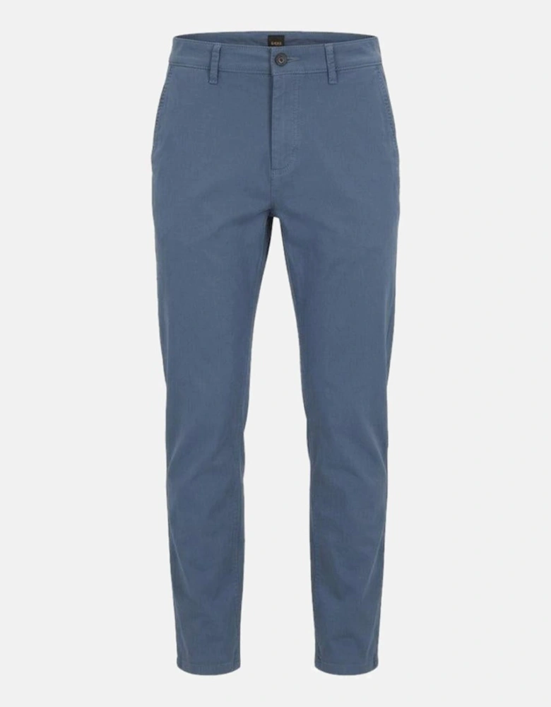 BOSS Tapered Fit Stretch Chinos Blue