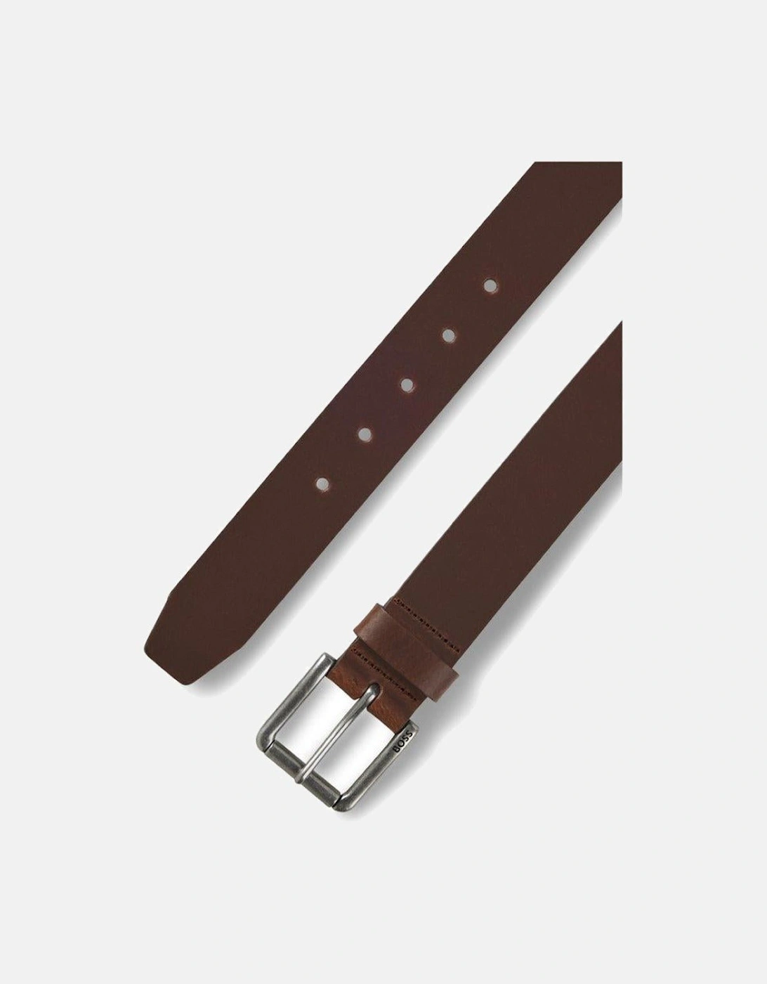 BOSS Joris Leather Belt Dark Brown