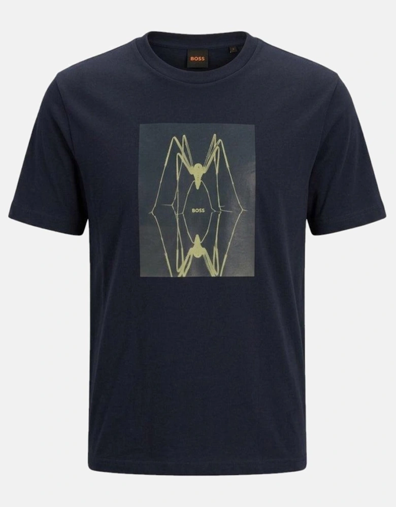 BOSS Te Creature Graphic T-Shirt Dark Blue