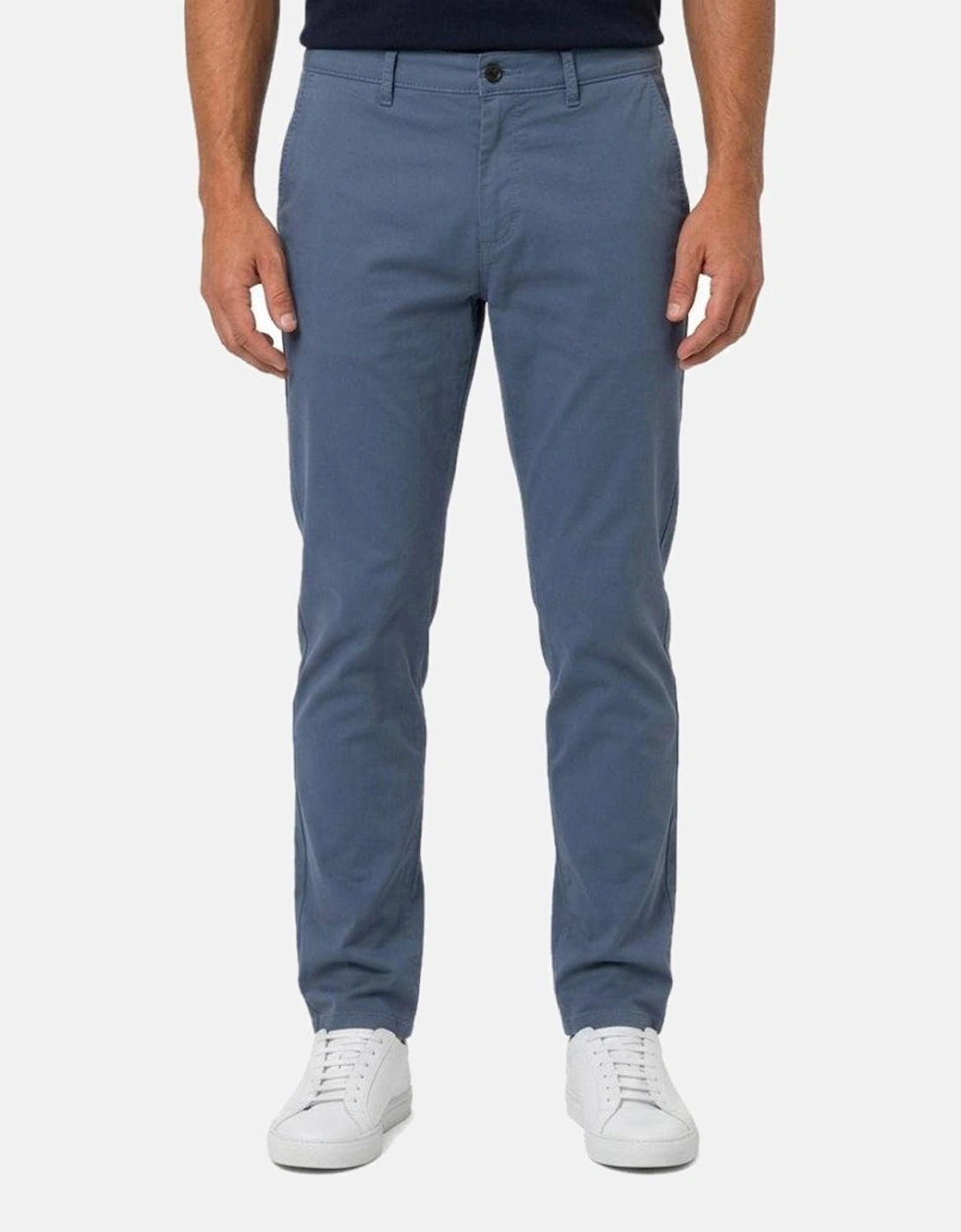 BOSS Tapered Fit Stretch Chinos Blue