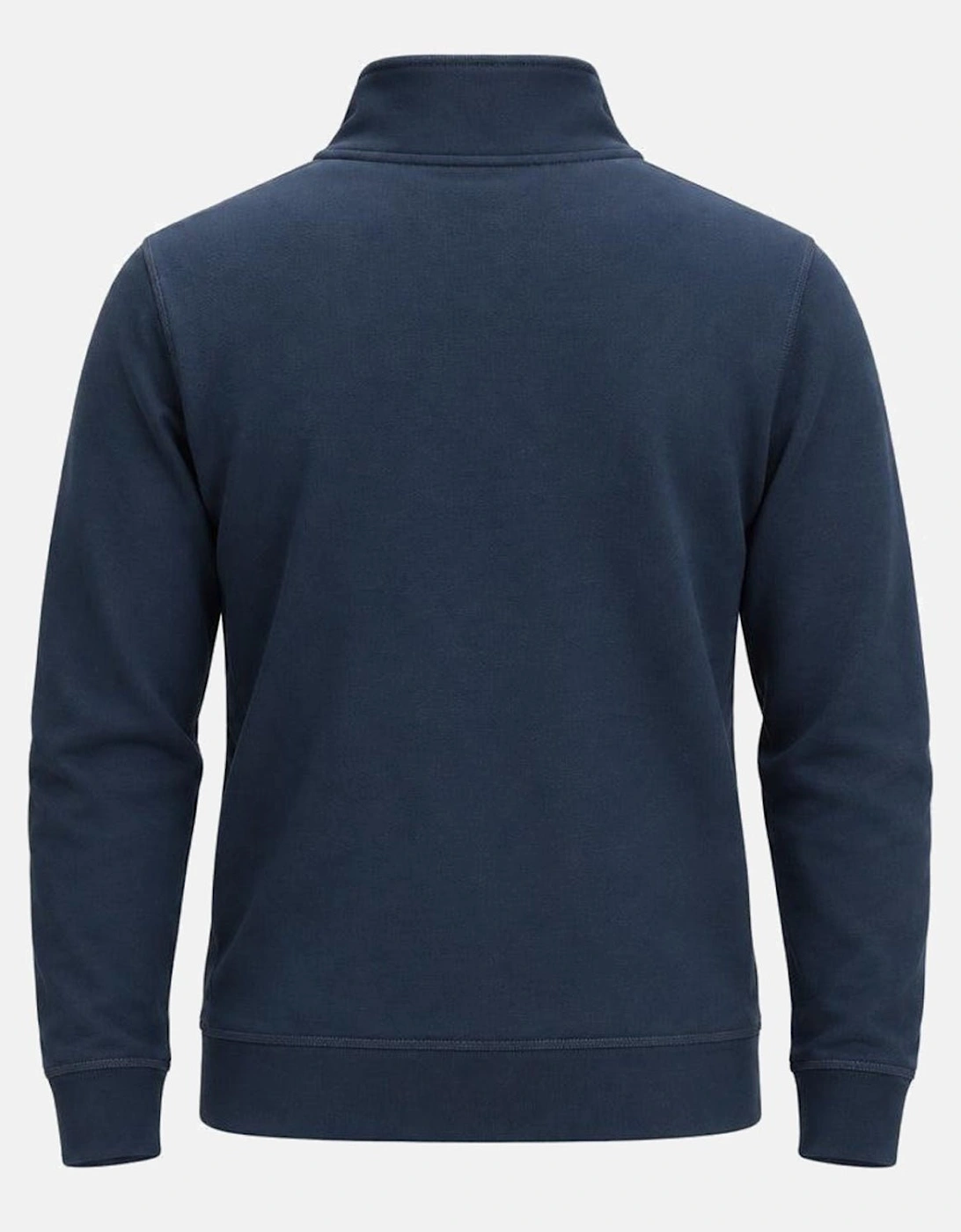 BOSS Zetrust Quarter Zip Sweatshirt Open Blue
