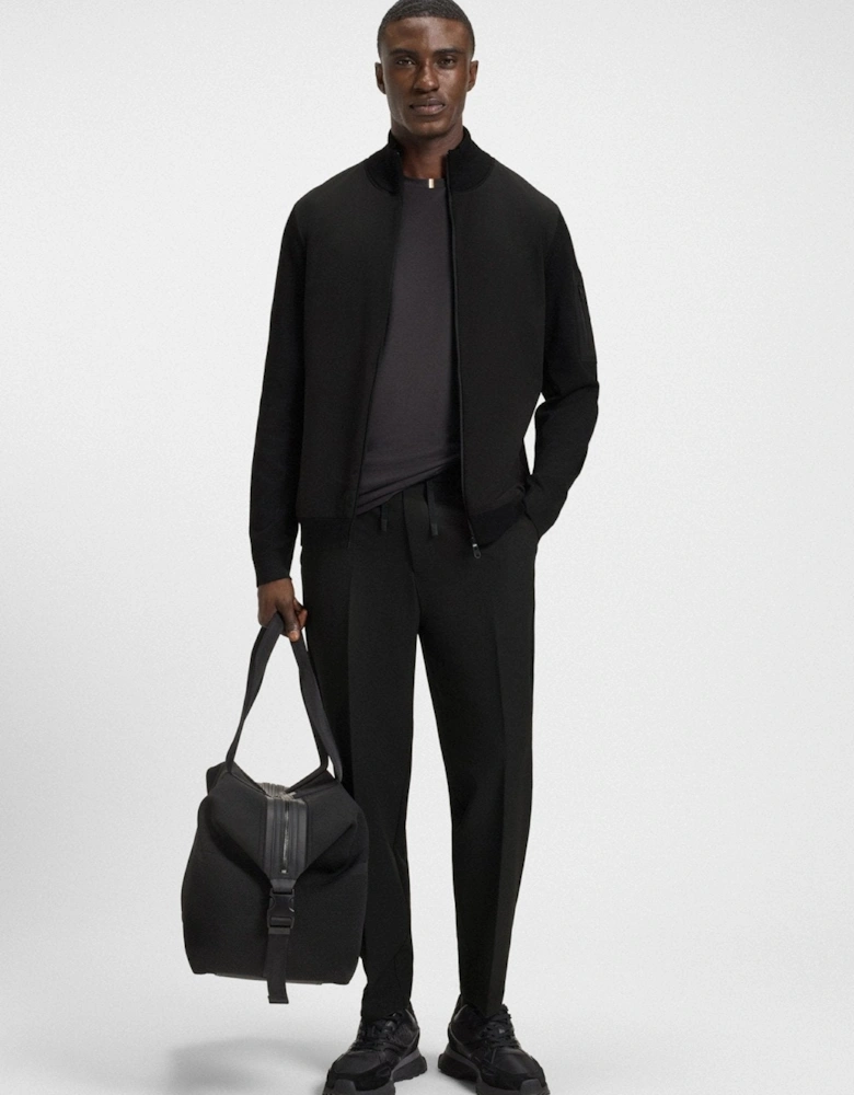 BOSS Momentum-X Knitted Hybrid Jacket Black