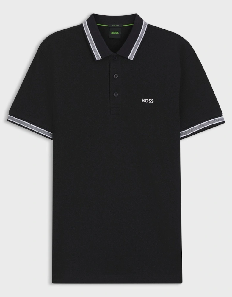 BOSS Paddy Piqué Polo Shirt Dark Blue