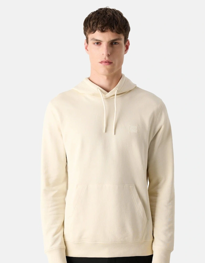 BOSS Wetalk Logo Patch Hoodie Open Yellow