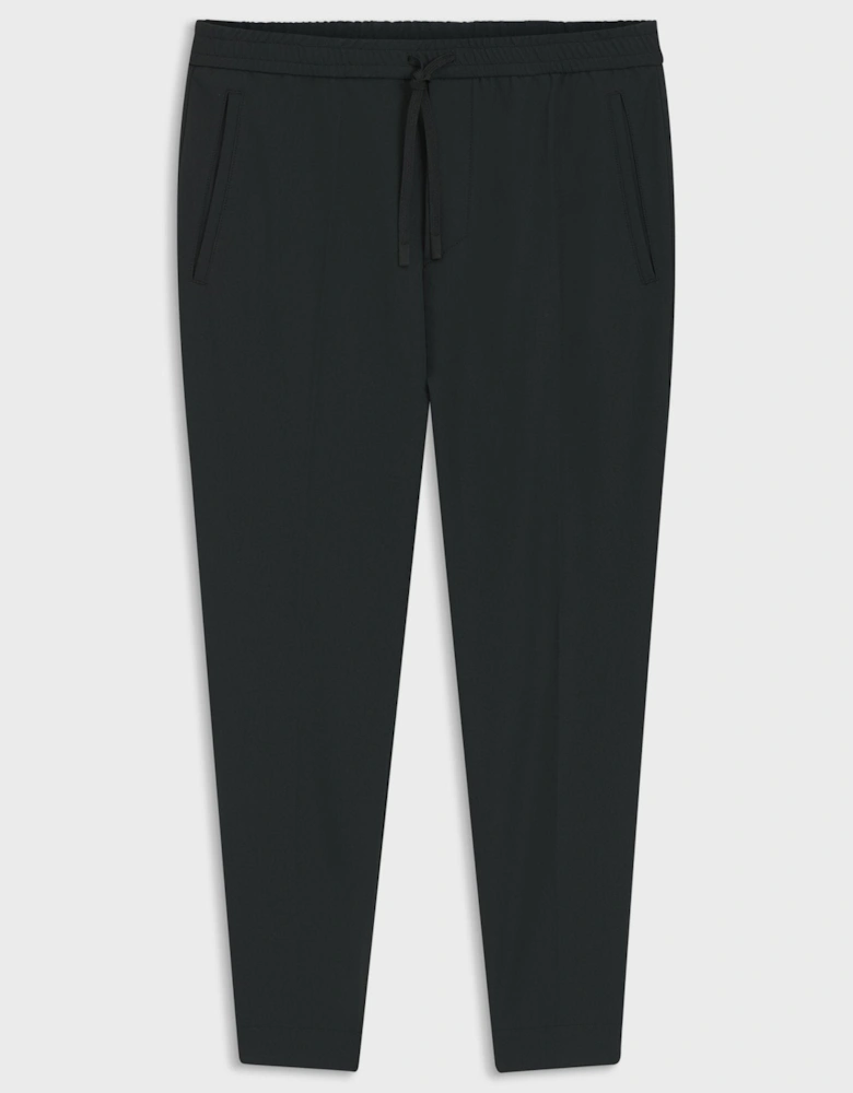 BOSS T-Flex Tapered Fit Trousers Black
