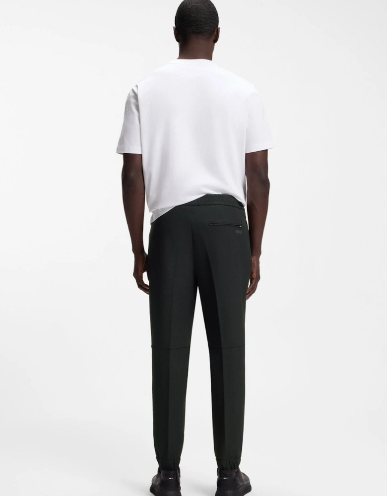 BOSS T-Flex Tapered Fit Trousers Black