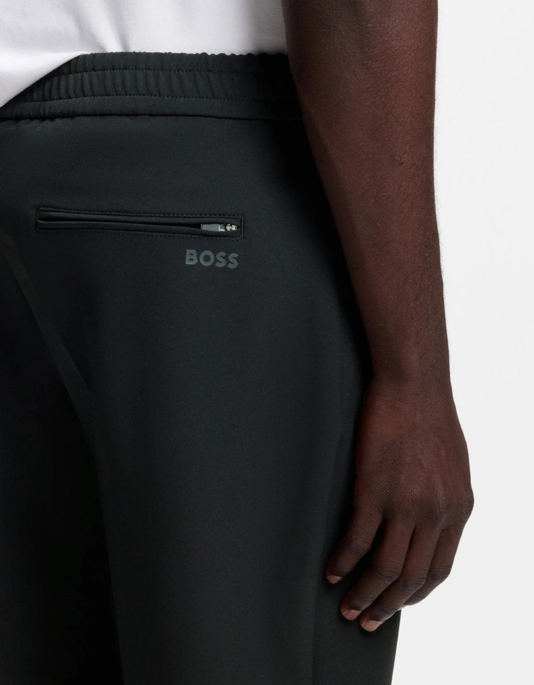 BOSS T-Flex Tapered Fit Trousers Black