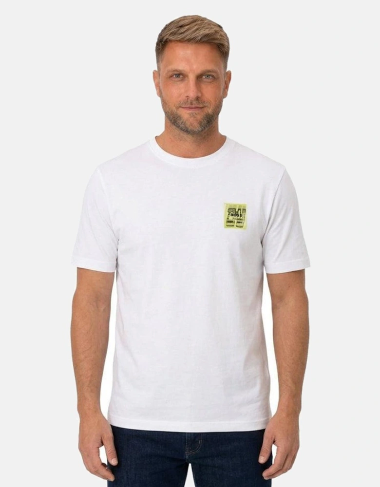 BOSS Te Movement Graphic T-Shirt White