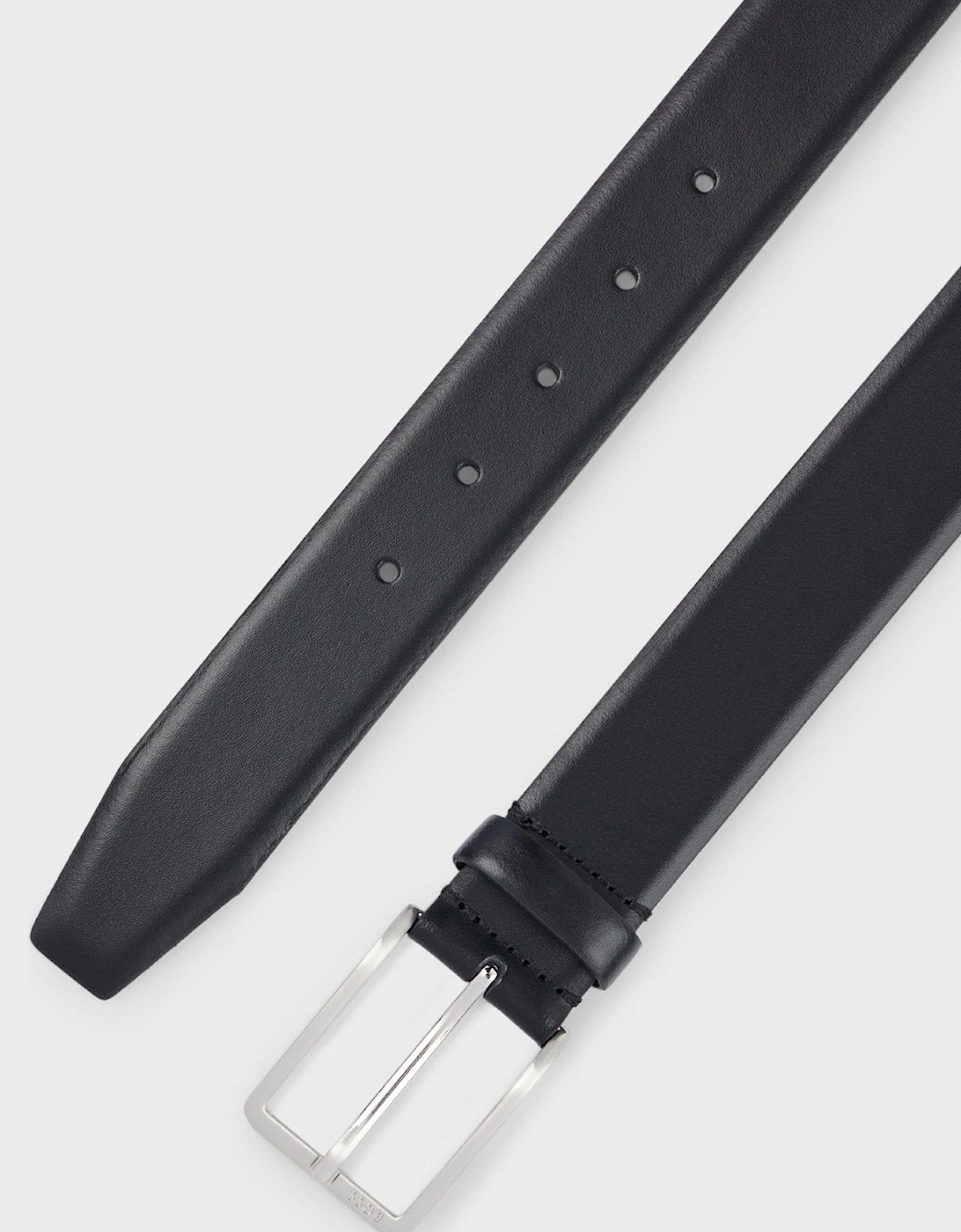 BOSS Erman Italian Leather Belt Black