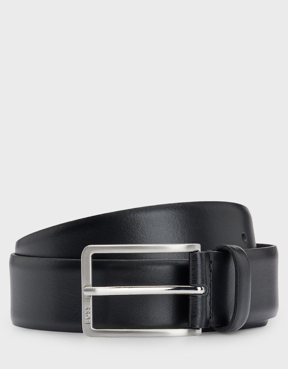 BOSS Erman Italian Leather Belt Black