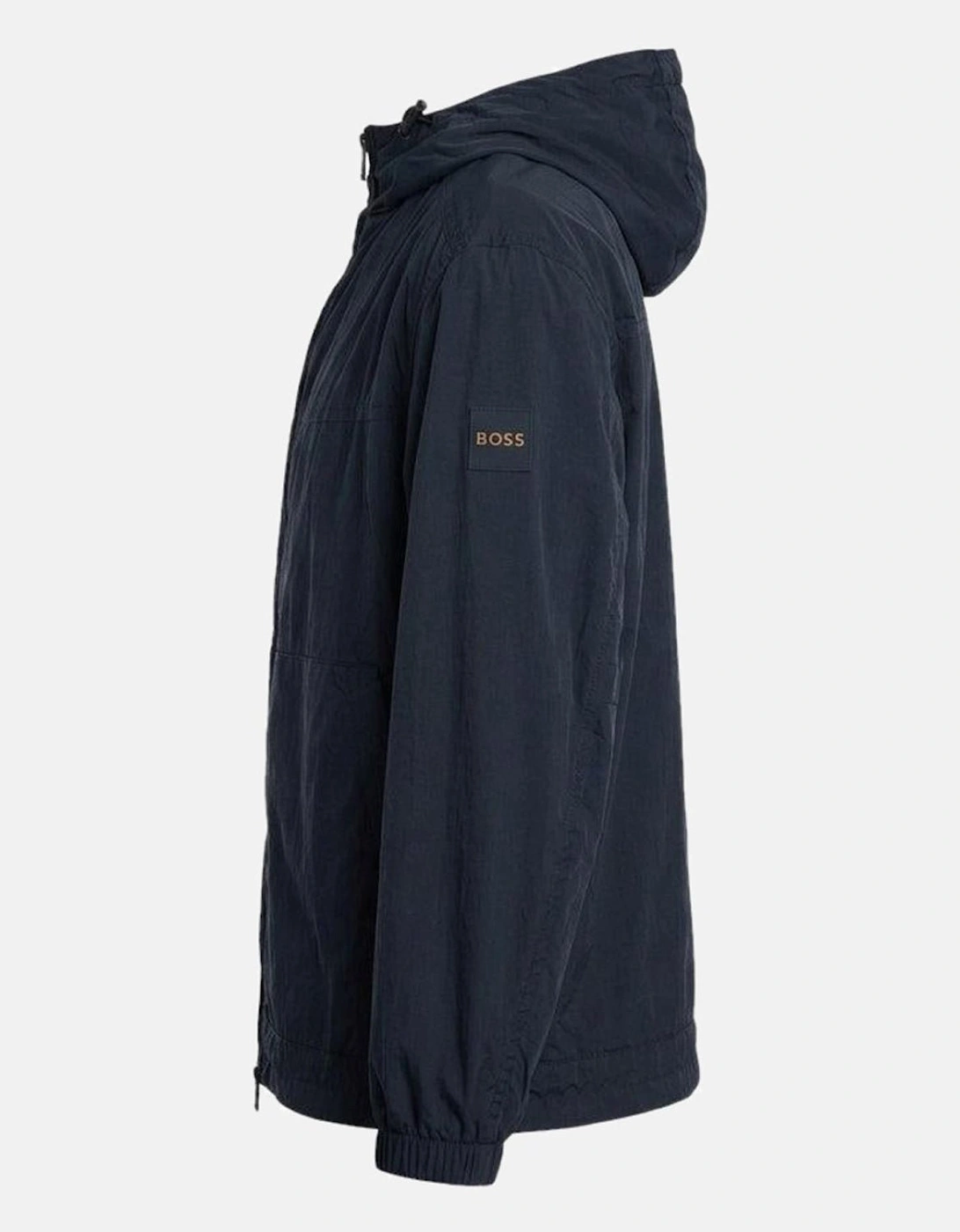 BOSS Orip Lightweight Hooded Jacket Dark Blue