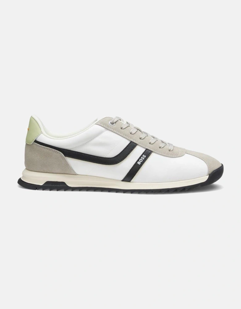 BOSS Zayn Low Profile Trainers Light Grey