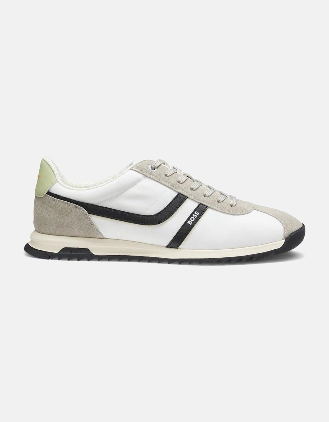 BOSS Zayn Low Profile Trainers Light Grey