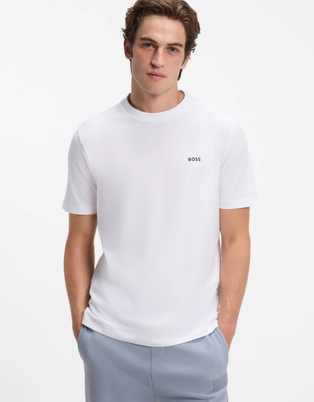 BOSS Crew Neck Tee T-Shirt White