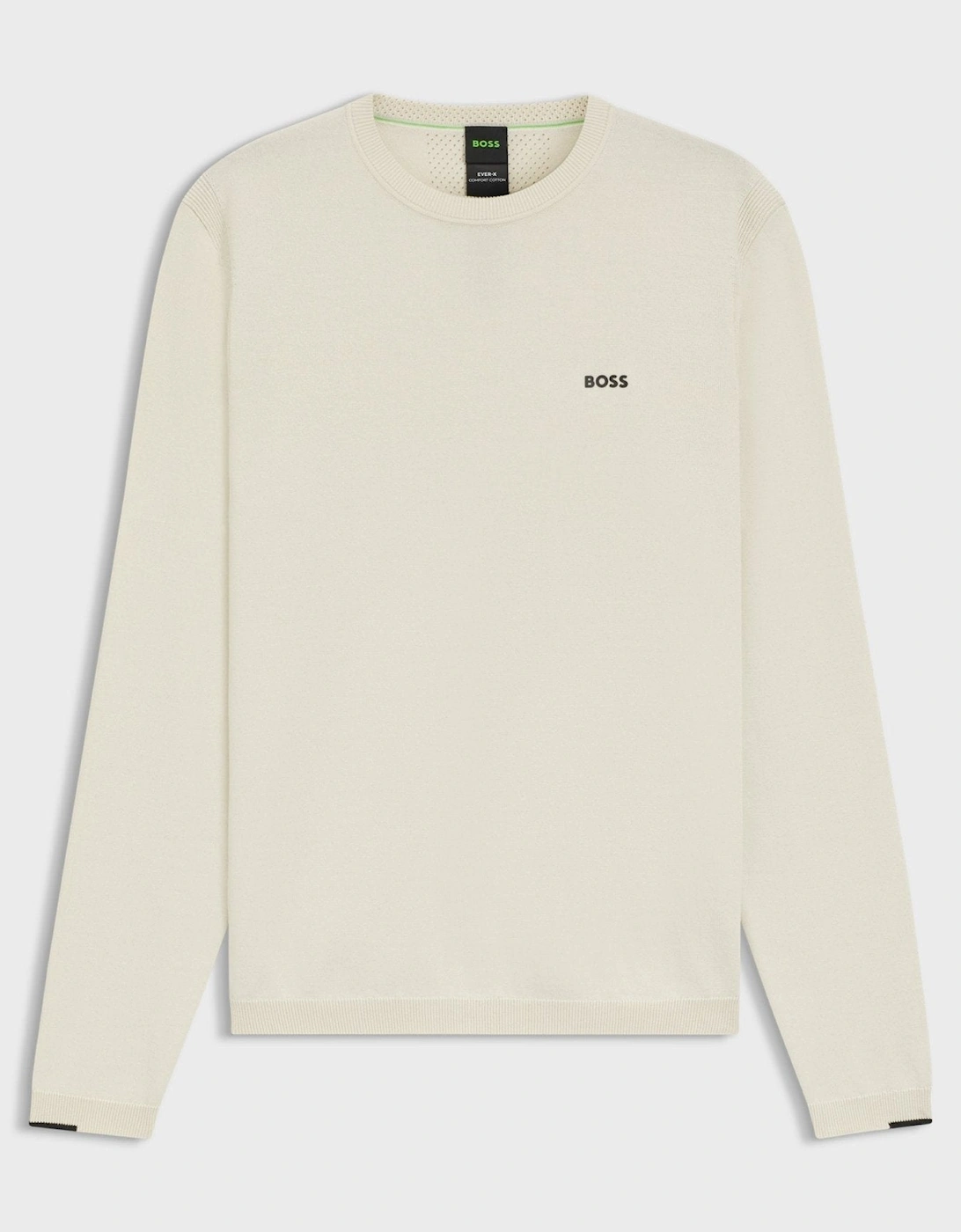 BOSS Ever-X Crew Neck Jumper Natural
