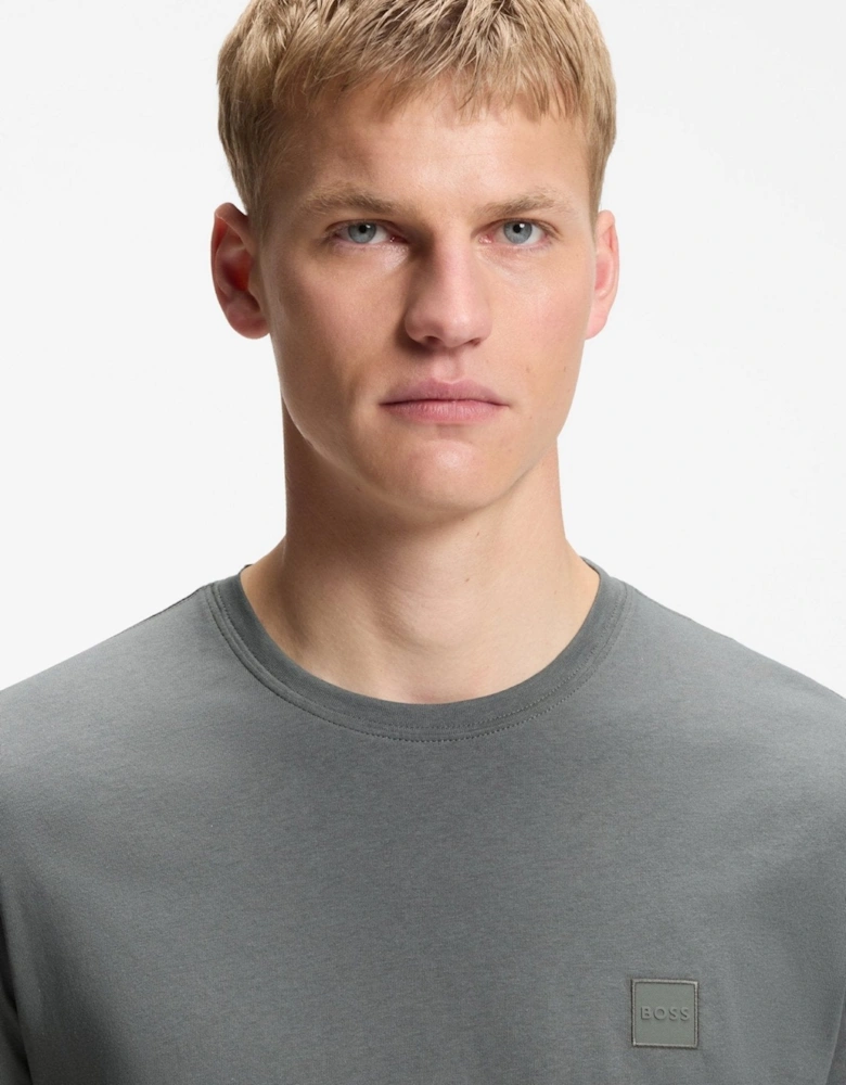 BOSS Tales T-Shirt Open Grey