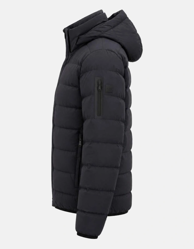 BOSS Riplite Hooded Down Jacket Dark Blue