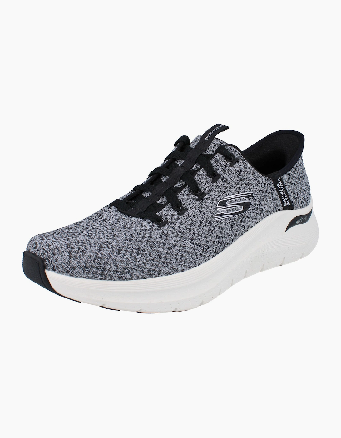 Skechers Hands Free Slip Ins Arch Fit 2.0 Look Ahead Mens Trainers 232462 Shoes  WBK