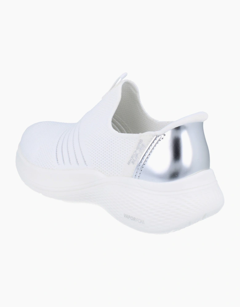 Skechers Hands Free Slip Ins Bobs Infinity - Delicate Vision Womens Trainers 117631 Shoes  W