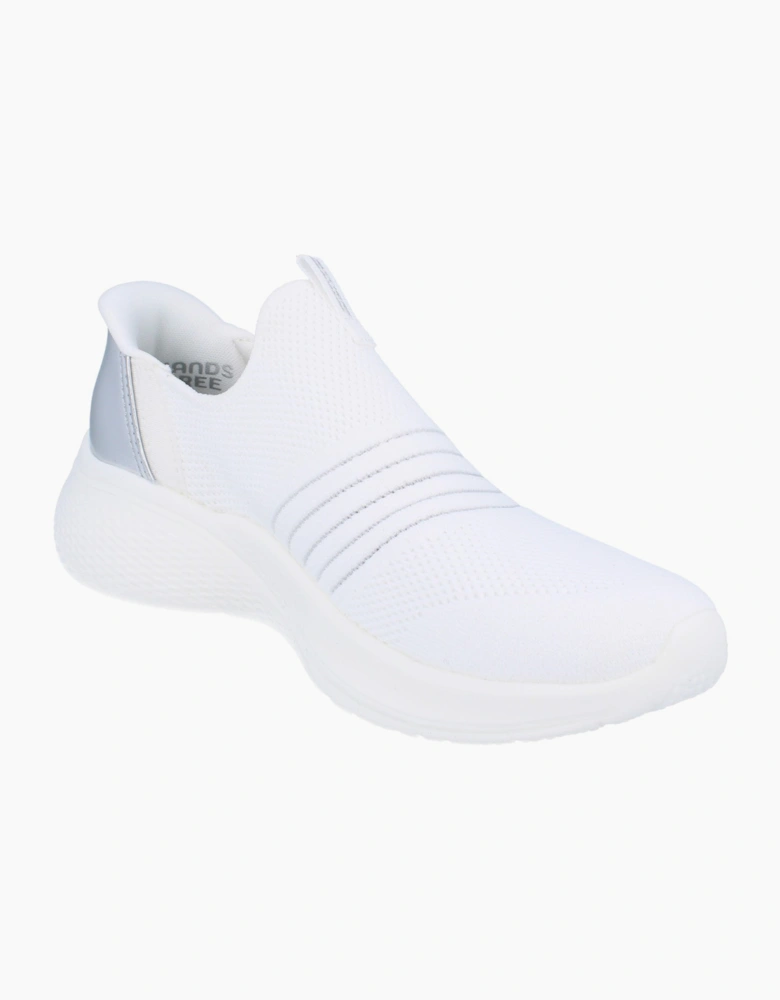 Skechers Hands Free Slip Ins Bobs Infinity - Delicate Vision Womens Trainers 117631 Shoes  W