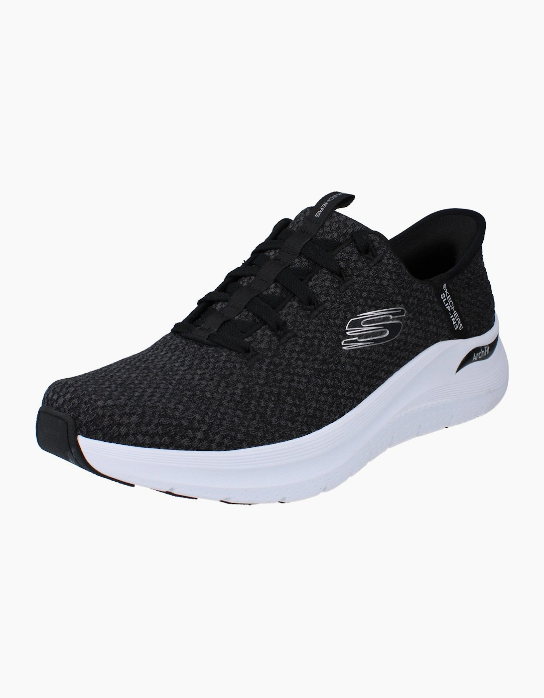 Skechers Hands Free Slip Ins Arch Fit 2.0 Look Ahead Mens Trainers 232462 Shoes  BKW