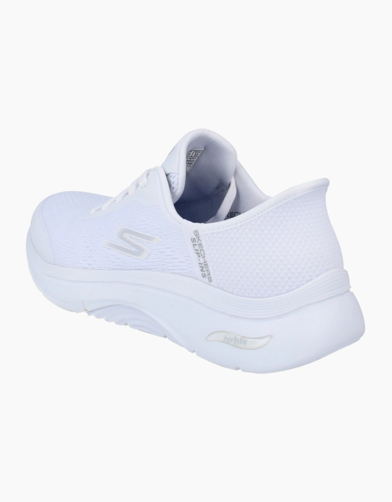 Skechers Slip Ins Go Walk Arch Fit 2.0 - Valencia Womens Trainers 125319 Shoes  WHT